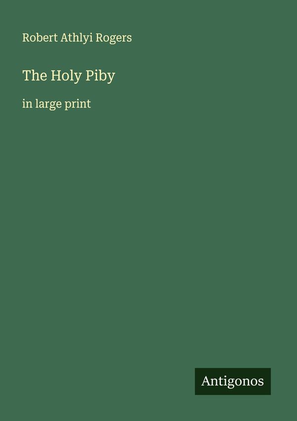 The Holy Piby - Robert Athlyi Rogers (Buch)