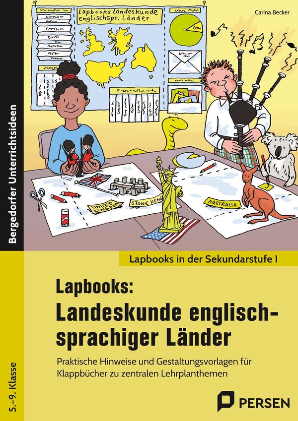 Lapbooks: Landeskunde englischsprachiger Länder - Carina Becker (Buch)