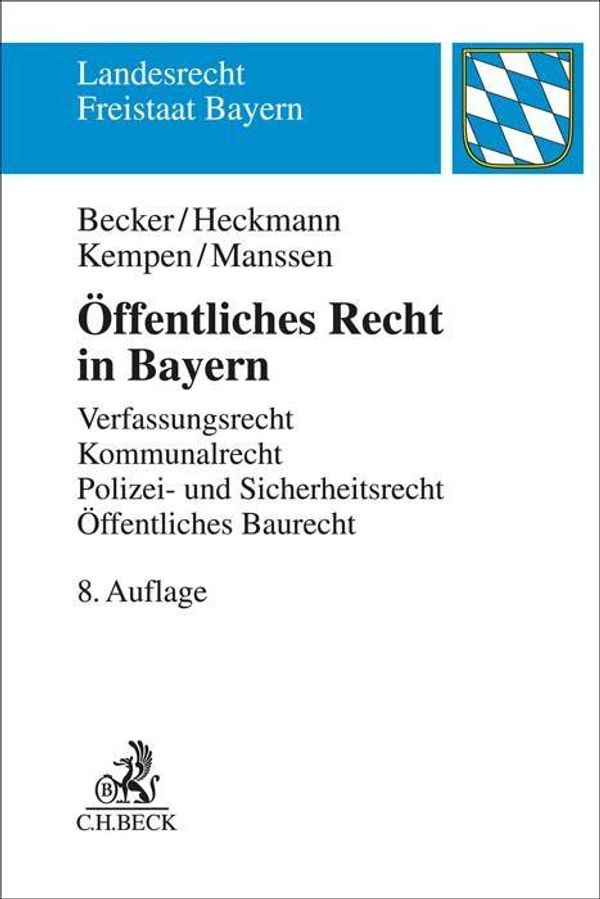 Öffentliches Recht in Bayern - Ulrich Becker (Buch)