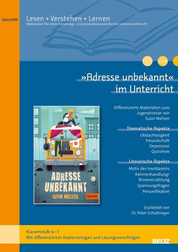 »Adresse unbekannt« im Unterricht - Marc Böhmann (Buch)