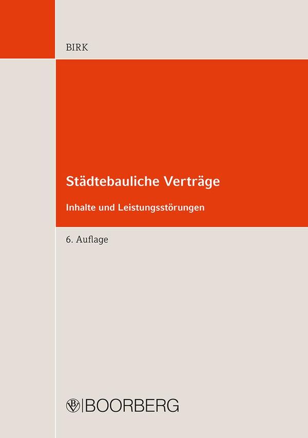 Städtebauliche Verträge - Hans-Jörg Birk (Buch)