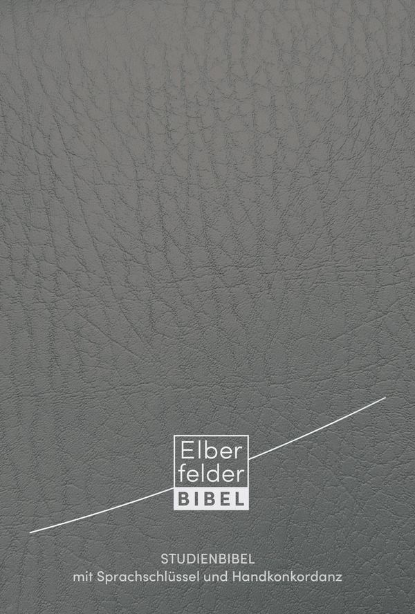 Elberfelder Studienbibel, Leder, mit Sprachschlüssel und Handkonkor...