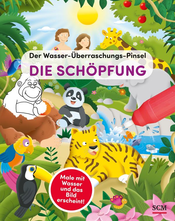 Der Wasser-Überraschungs-Pinsel - Die Schöpfung (Buch)