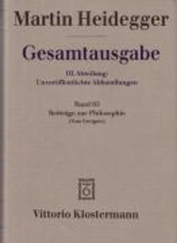 Gesamtausgabe Abt. 3 Unveröffentliche Abhandlungen Bd. 65. Beiträge...