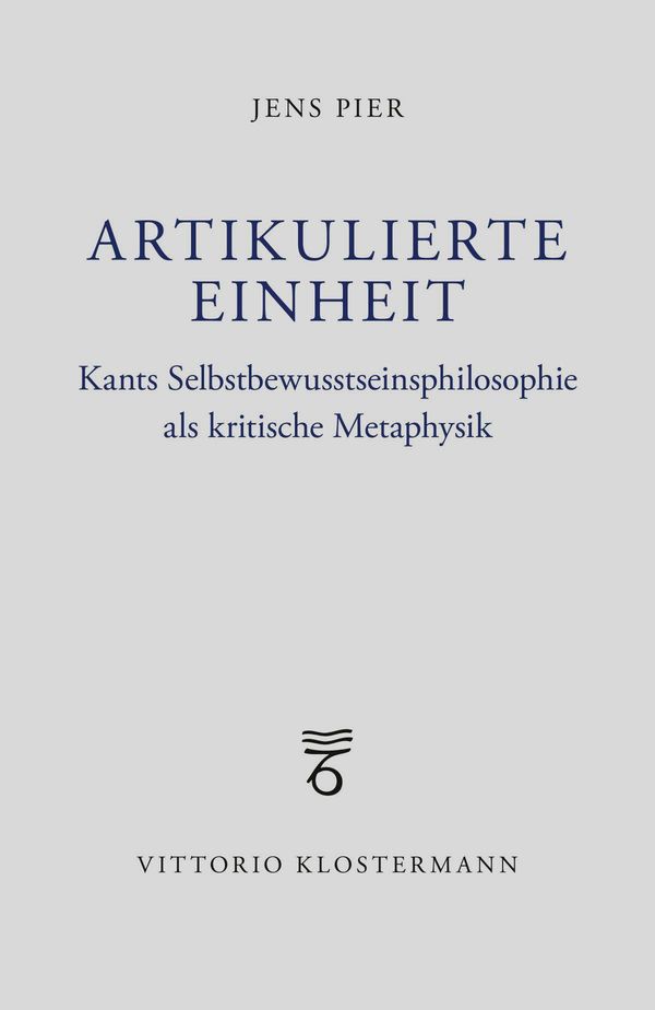 Artikulierte Einheit - Jens Pier (Buch)