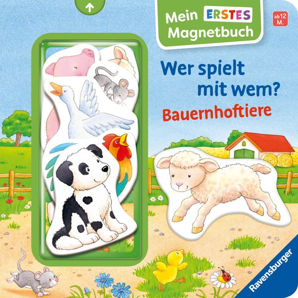Mein erstes Magnetbuch - Wer spielt mit wem? Bauernhoftiere (Buch)