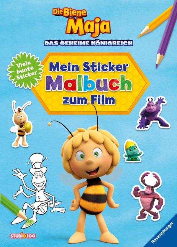Die Biene Maja: Mein Sticker-Malbuch zum Film (Buch)