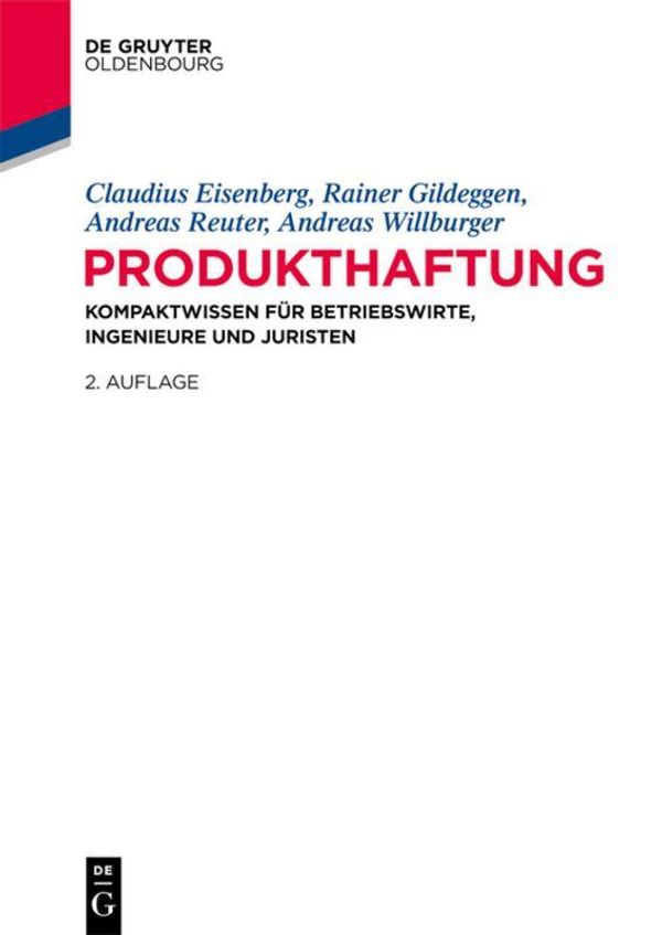 Produkthaftung - Claudius Eisenberg (Buch)