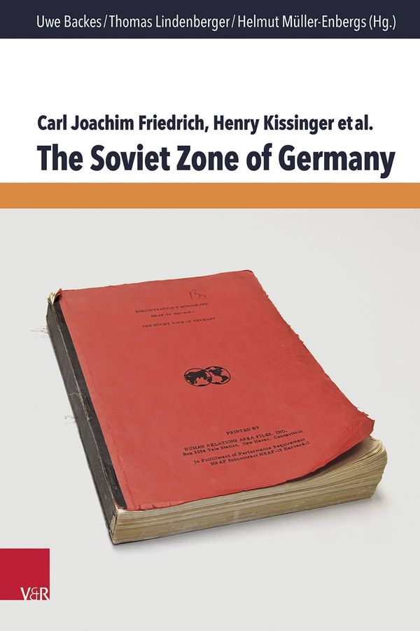The Soviet Zone of Germany - Carl Joachim Friedrich (Buch)