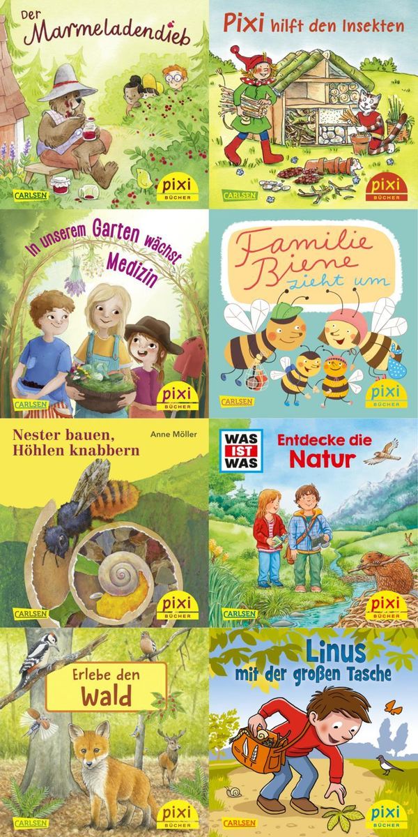 Pixi-Box 290: Pixi liebt die Natur (8x8 Exemplare) (Buch)