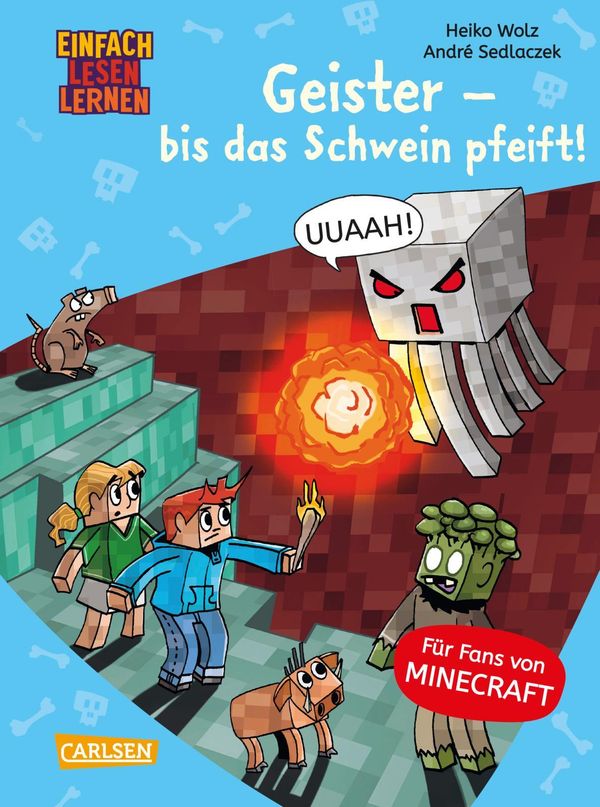 Minecraft 6: Geister - bis das Schwein pfeift! - Heiko Wolz (Buch)
