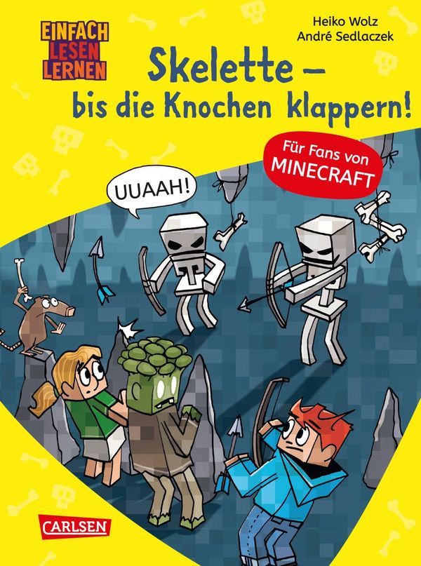 Minecraft 7: Skelette - bis die Knochen klappern! - Heiko Wolz (Buch)