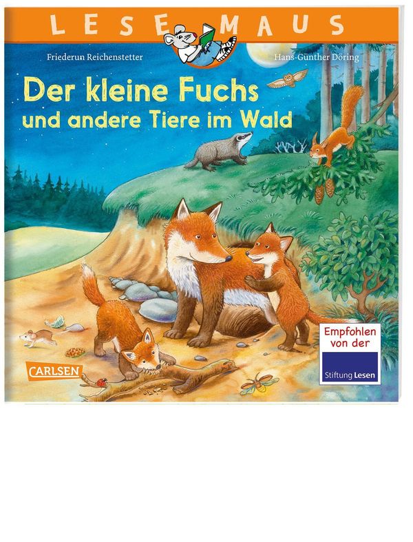 LESEMAUS 181: Der kleine Fuchs und andere Tiere im Wald (Buch)