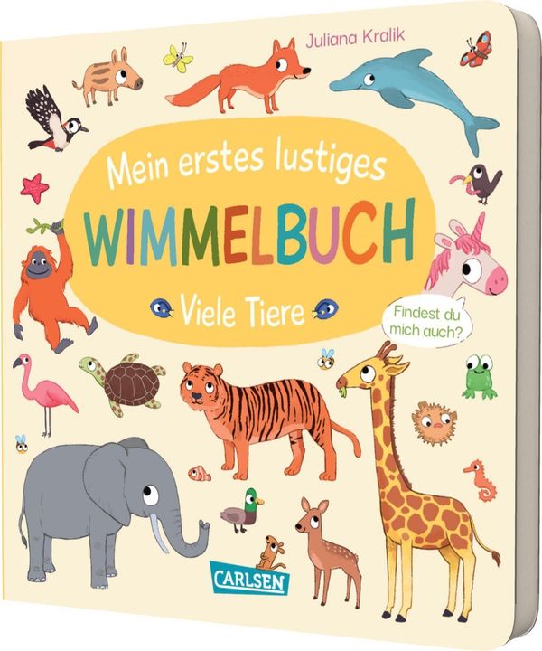 Mein erstes lustiges Wimmelbuch: Viele Tiere - Julia Hofmann (Buch)