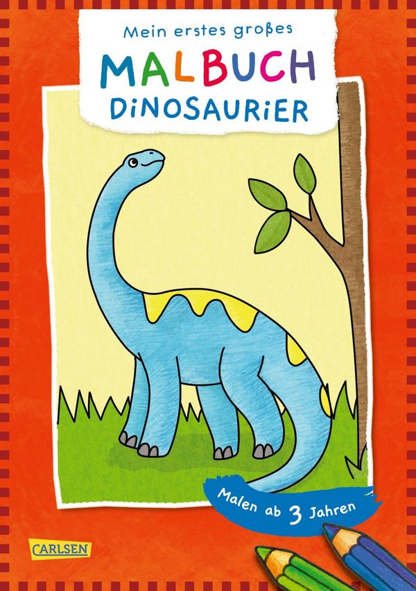 Mein erstes großes Malbuch: Dinosaurier (Buch)