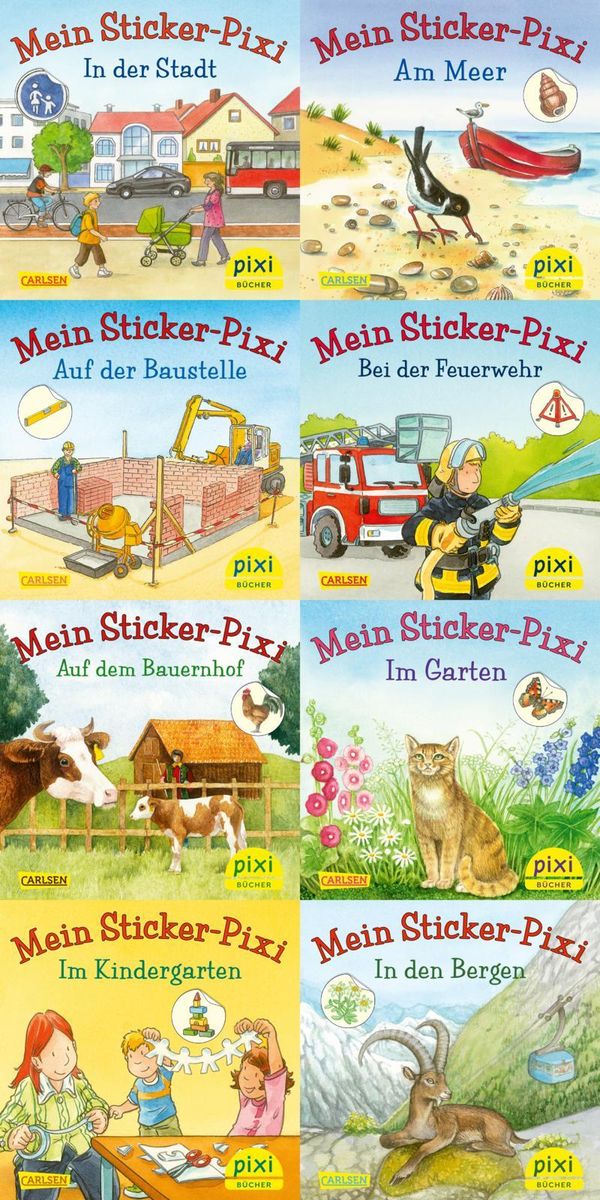 Pixi-Bundle 8er Serie 199. Meine Sticker-Pixis (Buch)