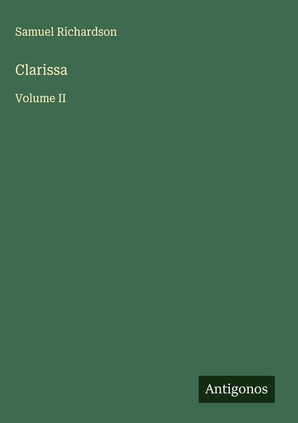 Clarissa - Samuel Richardson (Buch)