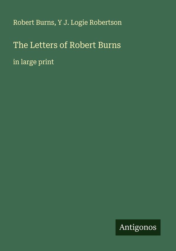 The Letters of Robert Burns - Robert Burns (Buch)