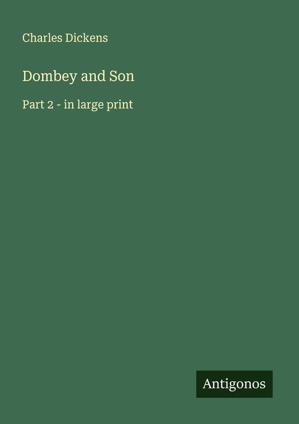 Dombey and Son - Charles Dickens (Buch)