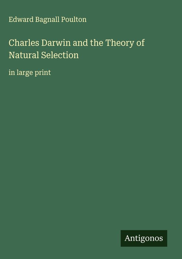 Charles Darwin and the Theory of Natural Selection (Buch)