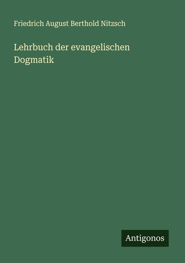 Lehrbuch der evangelischen Dogmatik (Buch)