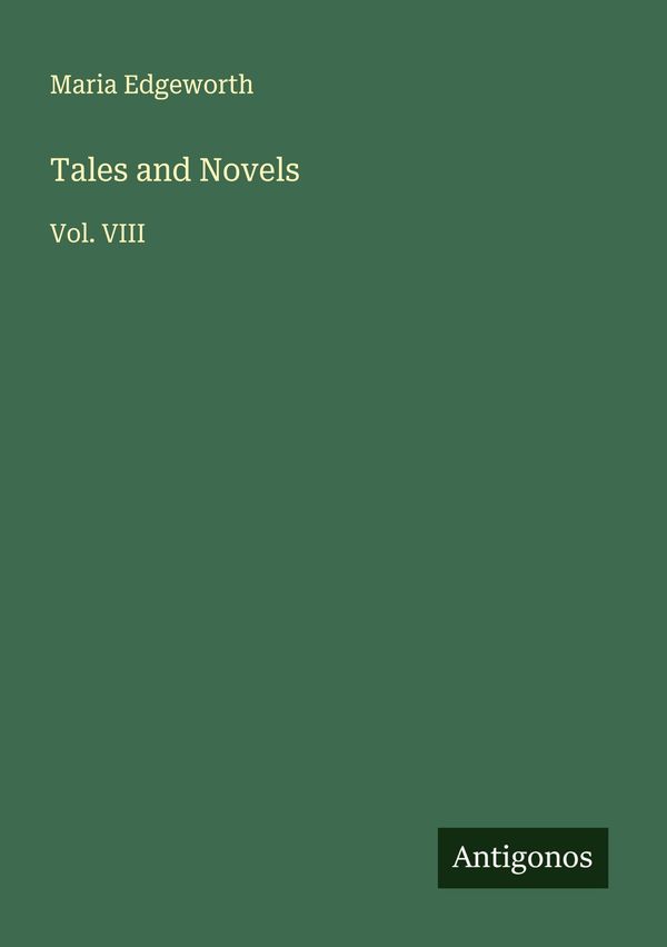 Tales and Novels - Maria Edgeworth (Buch)