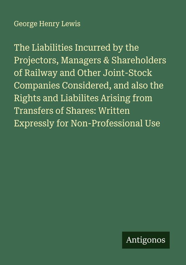 The Liabilities Incurred by the Projectors, Managers & Shareholders...
