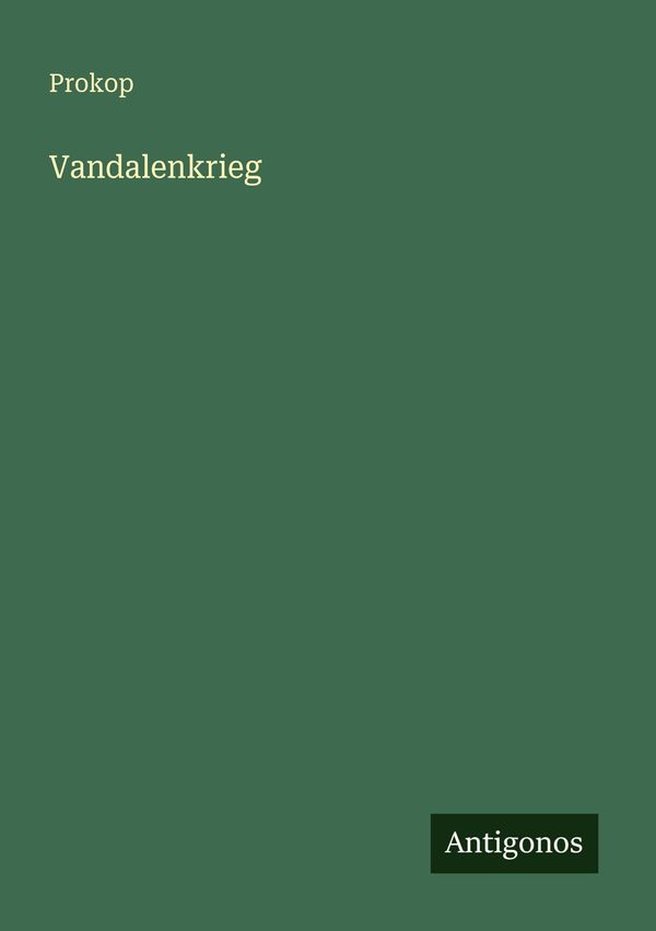 Vandalenkrieg - Prokop (Buch)