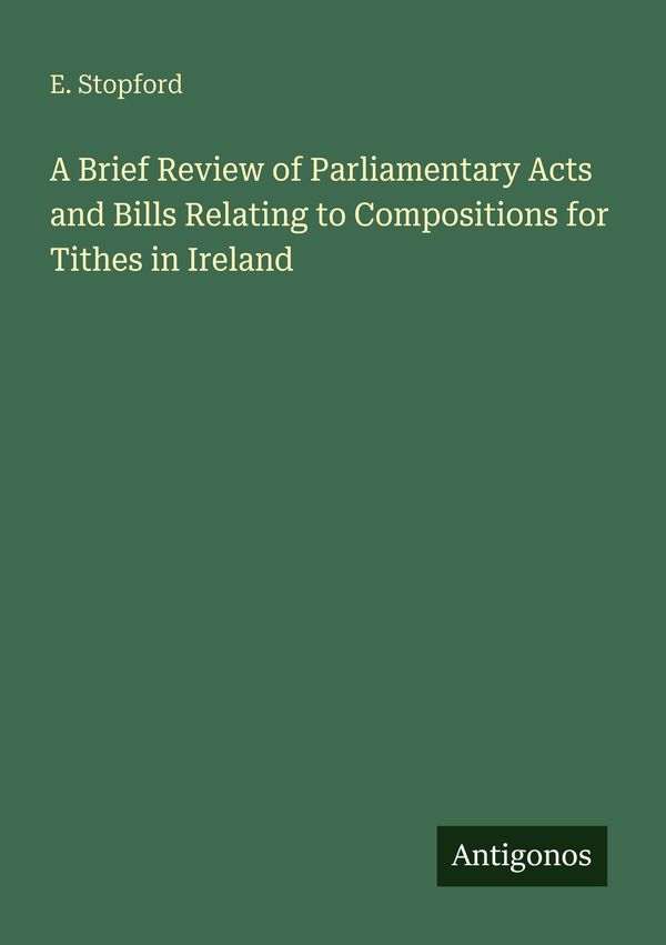 A Brief Review of Parliamentary Acts and Bills Relating to Composit...
