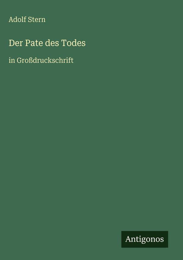 Der Pate des Todes - Adolf Stern (Buch)