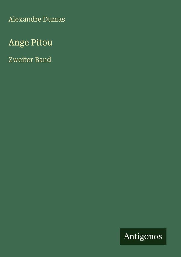 Ange Pitou - Alexandre Dumas (Buch)