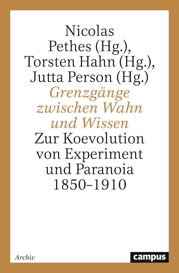Grenzgänge zwischen Wahn und Wissen (Buch)