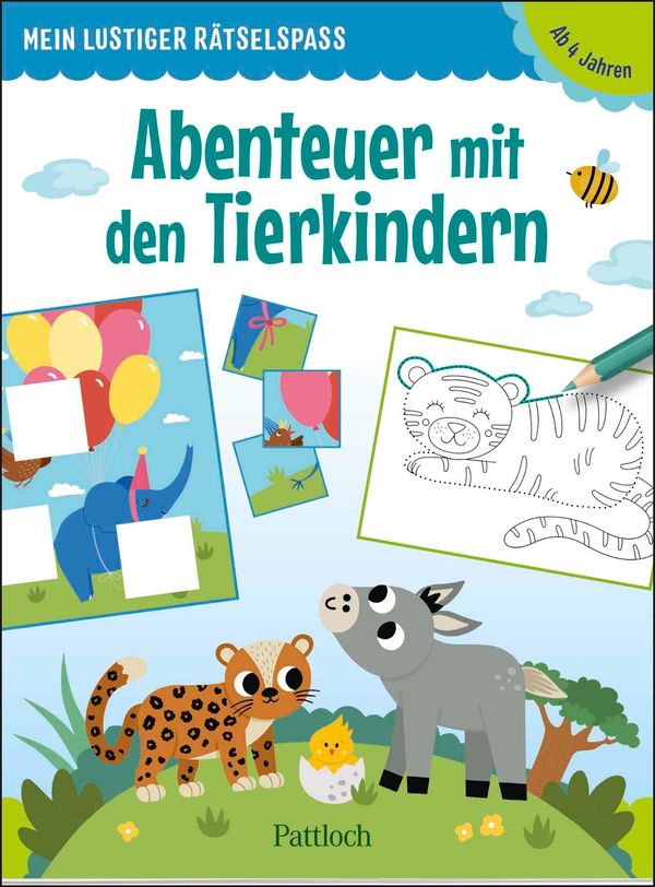 Mein lustiger Rätselspaß - Abenteuer mit den Tierkindern (Buch)
