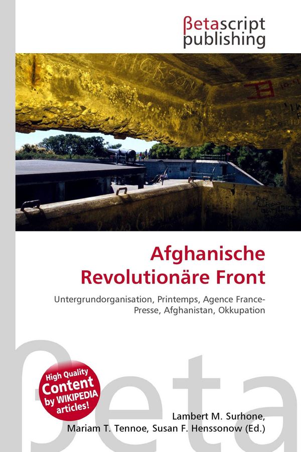 Afghanische Revolutionäre Front (Buch)