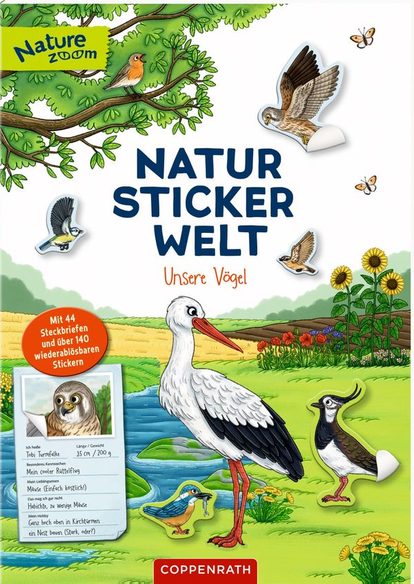 Natur-Stickerwelt - Unsere Vögel (Buch)