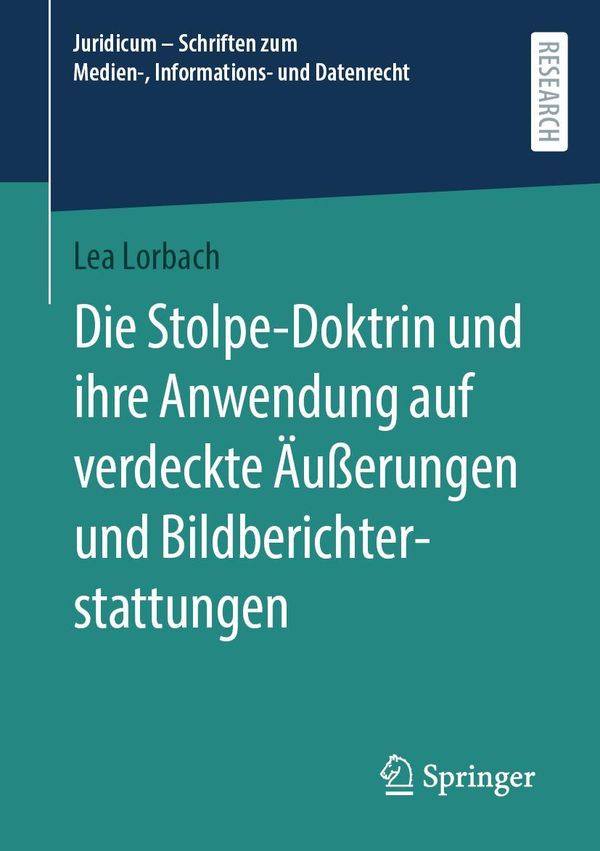 Die Stolpe-Doktrin und ihre Anwendung auf verdeckte Äußerungen und ...