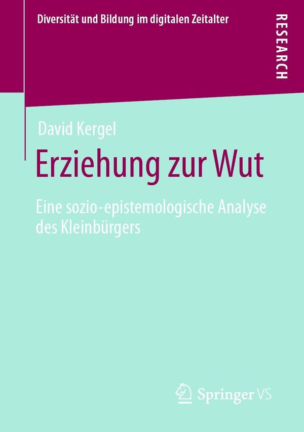 Erziehung zur Wut - David Kergel (Buch)