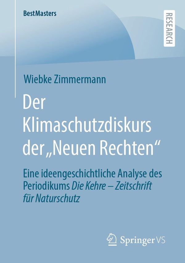 Der Klimaschutzdiskurs der "Neuen Rechten" - Wiebke Zimmermann (Buch)