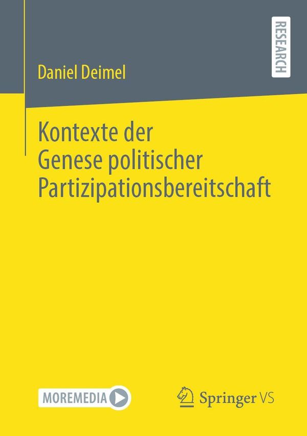 Kontexte der Genese politischer Partizipationsbereitschaft (Buch)
