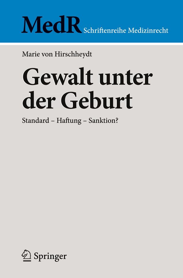 Gewalt unter der Geburt - Marie von Hirschheydt (Buch)