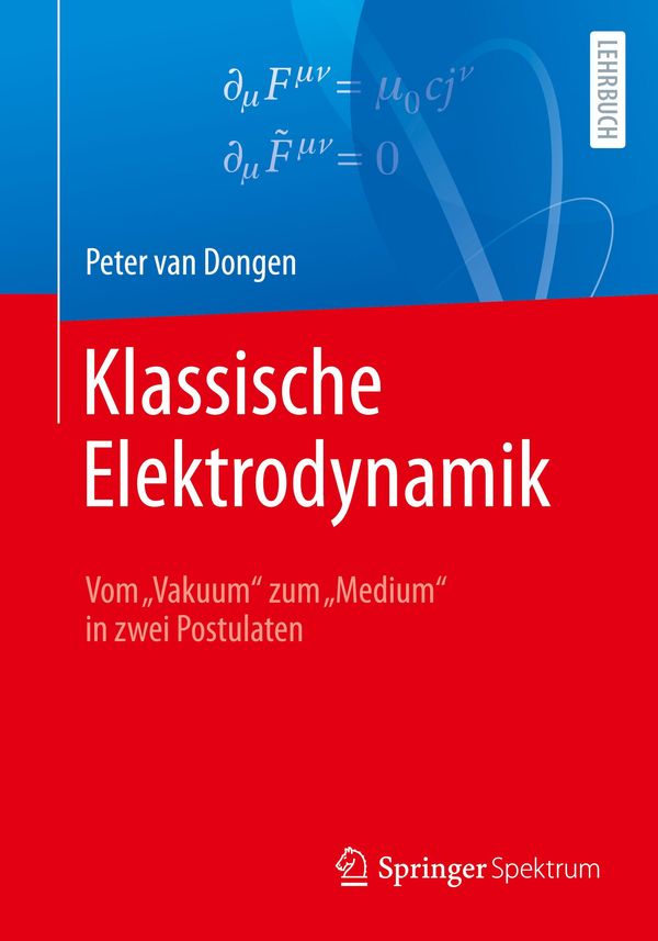Klassische Elektrodynamik - Peter van Dongen (Buch)