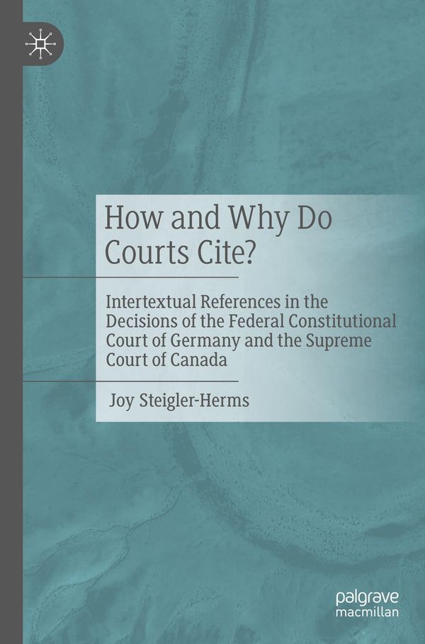 How and Why Do Courts Cite? - Joy Steigler-Herms (Buch)