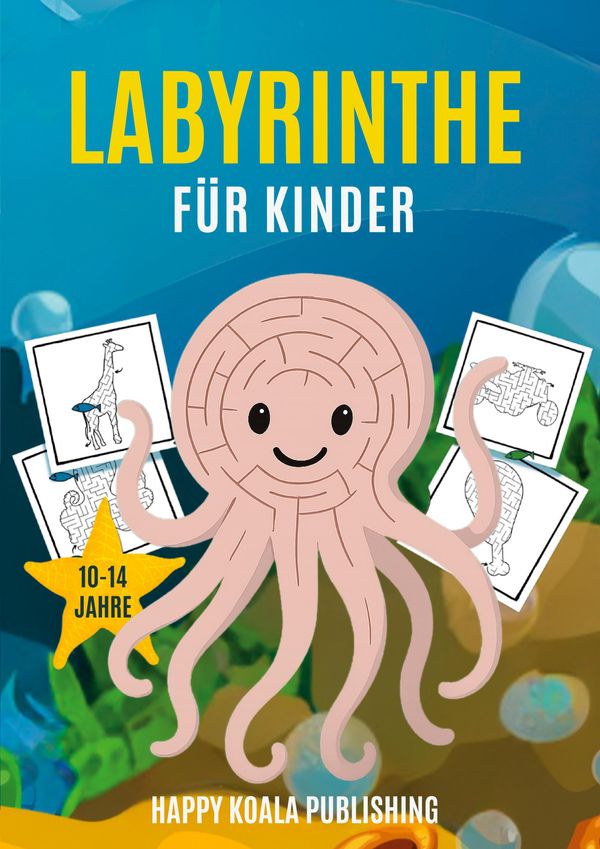 Labyrinthe für Kinder 10-14 jahre - Happy Koala Publishing (Buch)