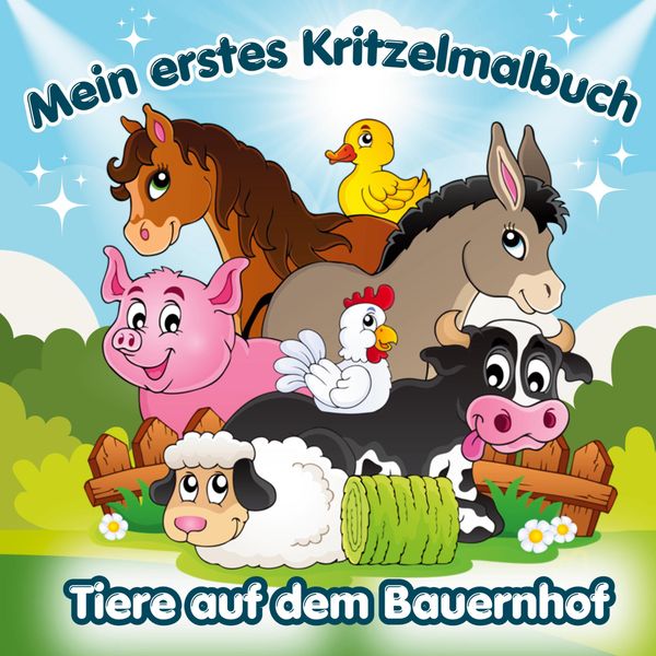 Mein erstes Kritzelmalbuch - Tiere auf dem Bauernhof (Buch)