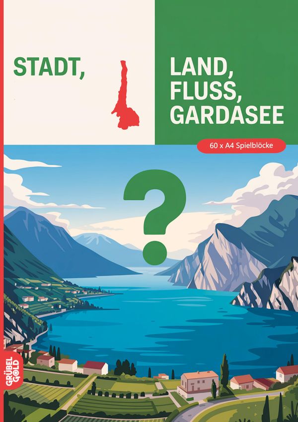 Stadt, Land, Fluss, Gardasee - Grübelgold Rätselhefte (Buch)