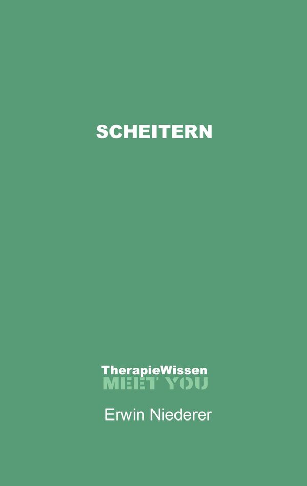 Scheitern - Erwin Niederer (Buch)