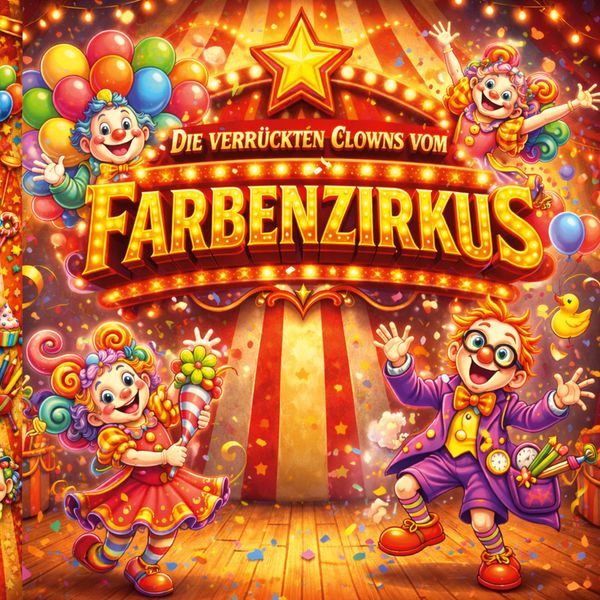 Die Verrückten Clowns vom Farbenzirkus - Ewo Kahn (Buch)