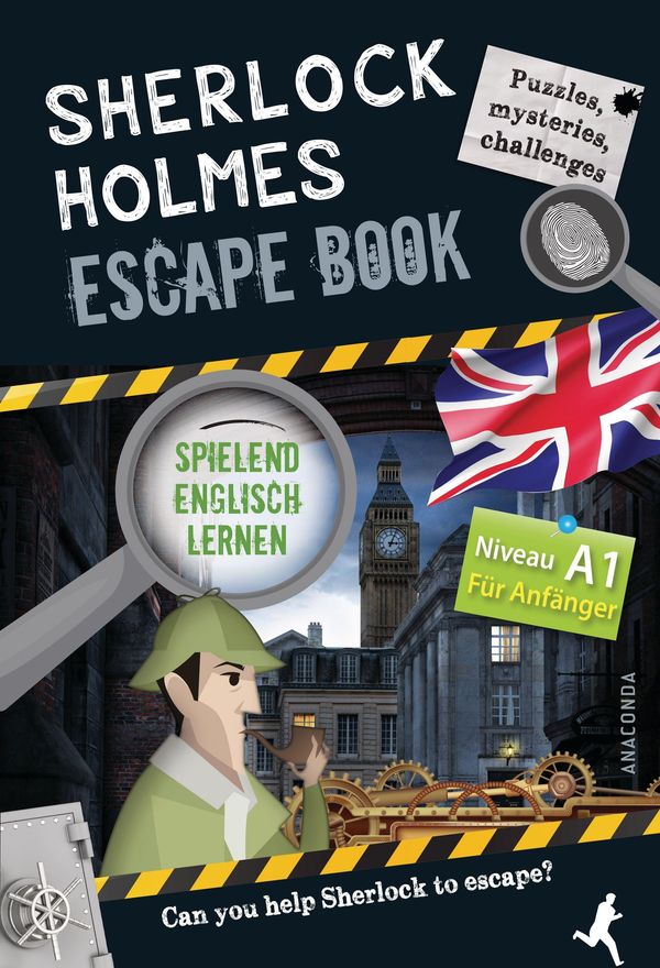 Sherlock Holmes Escape Book. Spielend Englisch lernen - für Anfänge...
