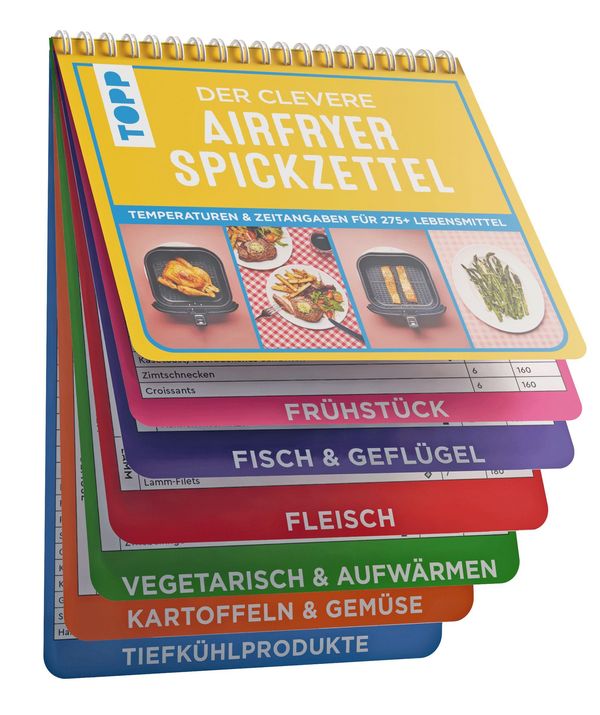 Der clevere Airfryer-Spickzettel - Sam Milner (Buch)