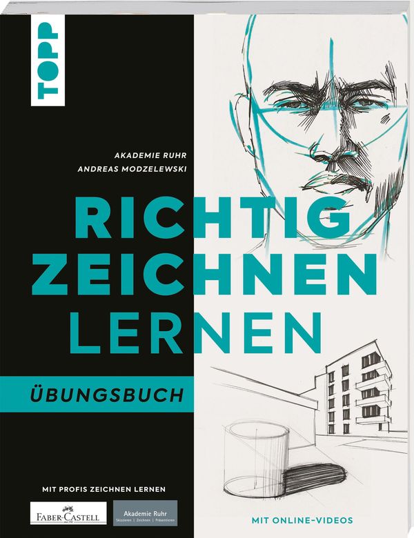 Richtig zeichnen lernen. Übungsbuch - Andreas Modzelewski (Buch)